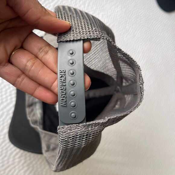 Richardson Hat Embroidery Longhorn Cowboy Mesh Snapback Trucker Cap Size M/L - Picture 2 of 8